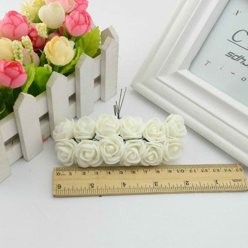 Mini Artificial Foam Rose Bouquet