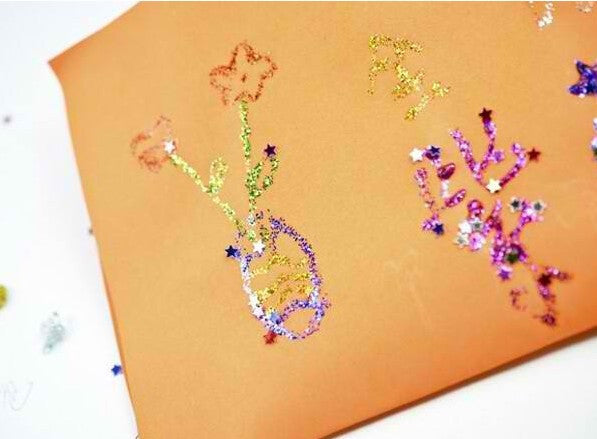 Nylon Flower Stocking Material Glitter Glue Powder