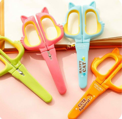 Cute Safe Paper Cutting Scissors