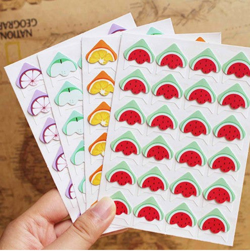 DIY Fruit Cartoon Corner Cute Paper Stickers