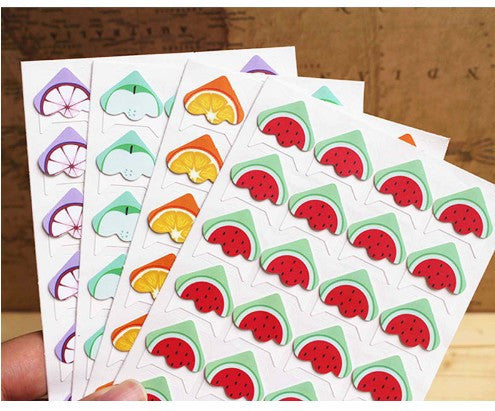 DIY Fruit Cartoon Corner Cute Paper Stickers