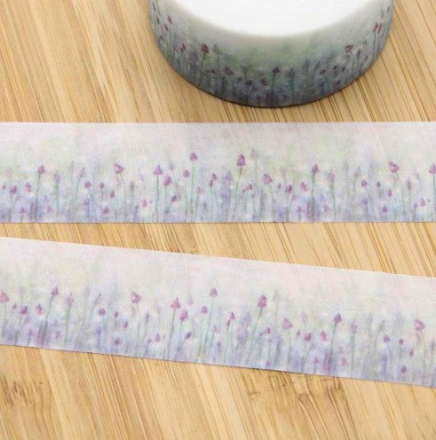 Beautiful Lavender Flower Washi Paper Masking Tape