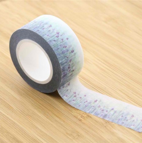 Beautiful Lavender Flower Washi Paper Masking Tape