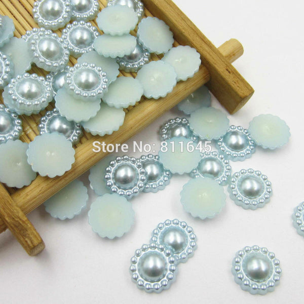 10mm Half Round ABS Imitation Pearl Beads