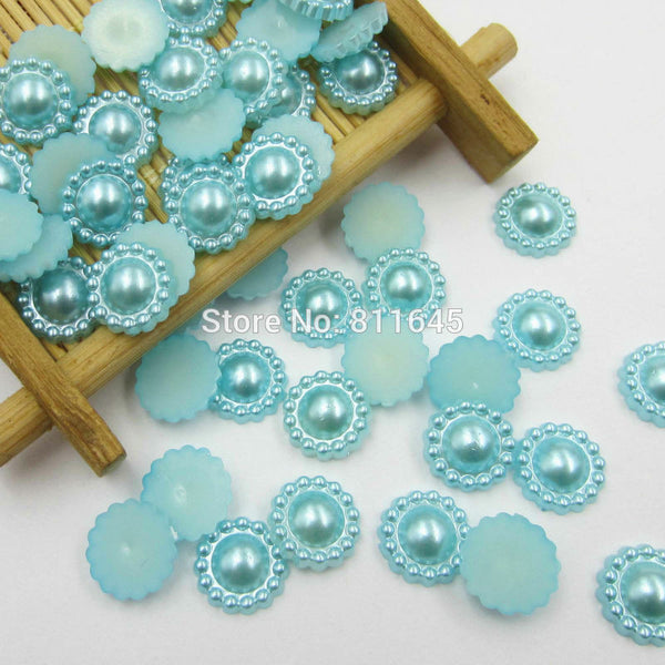 10mm Half Round ABS Imitation Pearl Beads