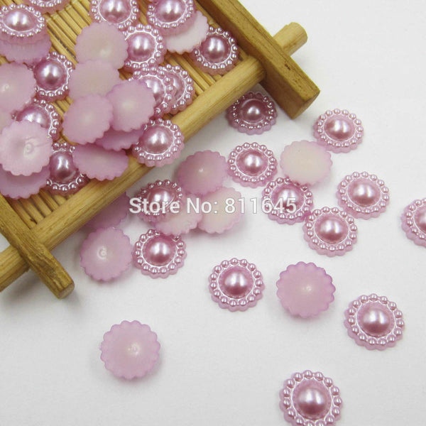 10mm Half Round ABS Imitation Pearl Beads