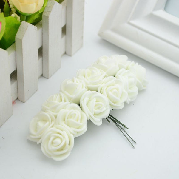 Mini Artificial Foam Rose Bouquet