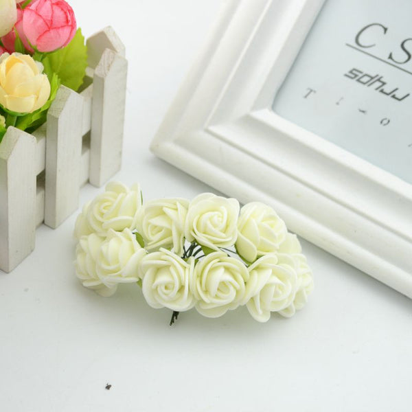 Mini Artificial Foam Rose Bouquet