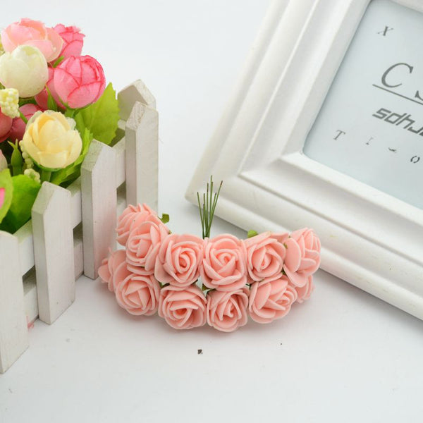 Mini Artificial Foam Rose Bouquet