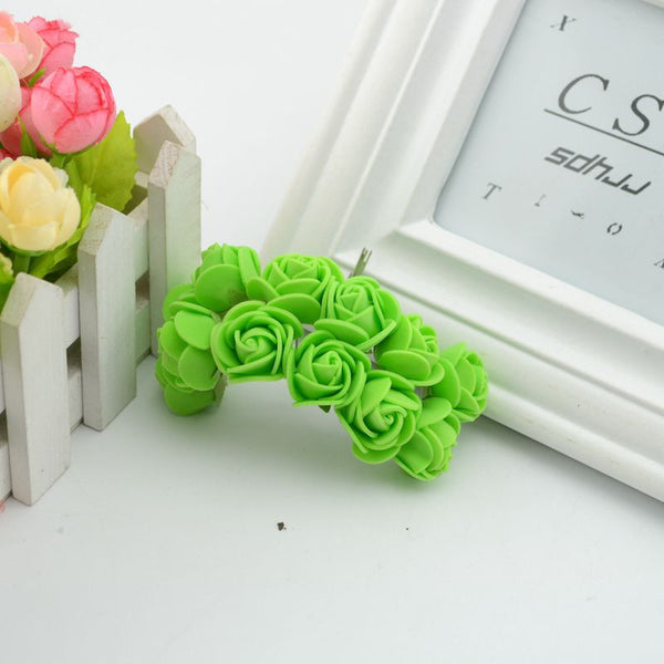 Mini Artificial Foam Rose Bouquet